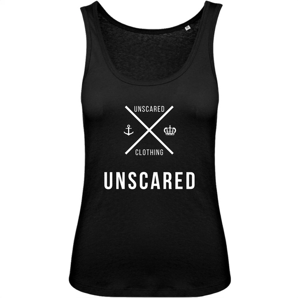 Débardeur Femme "UNSCARED" Dark