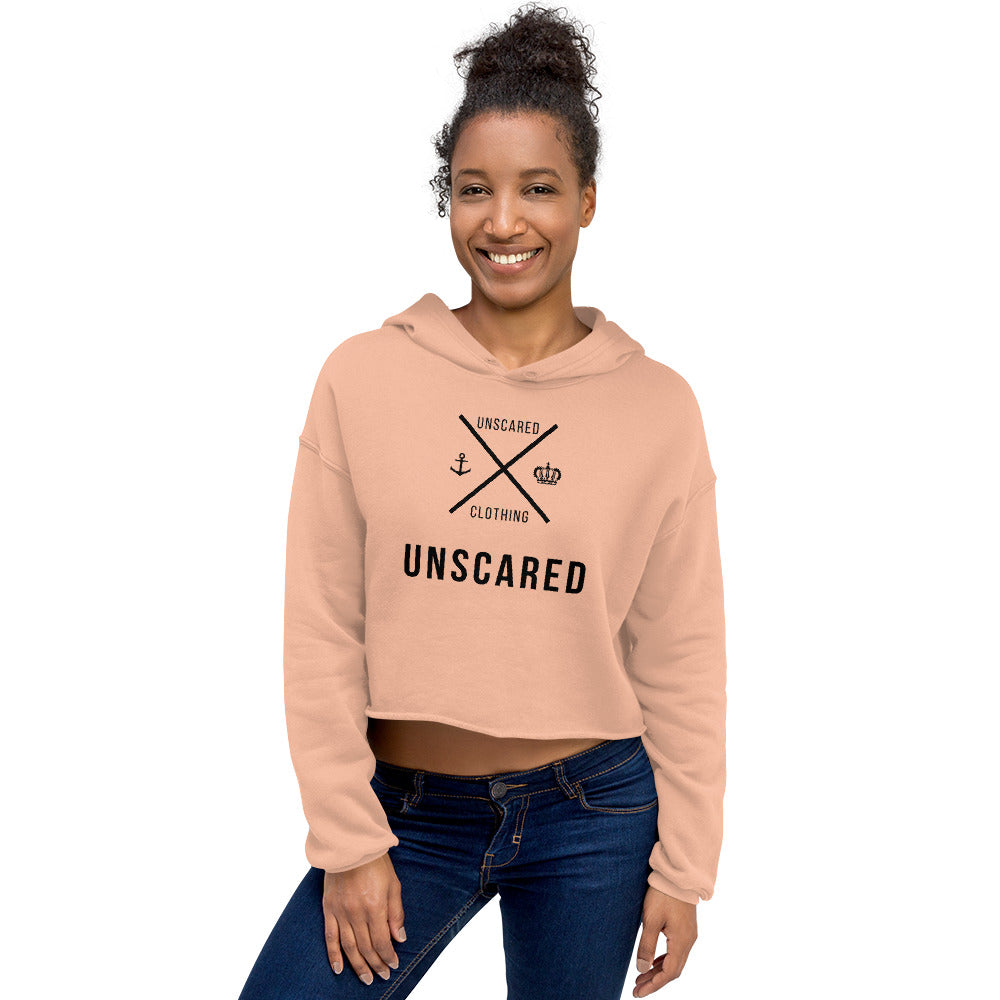 UNSCARED's - Pink Sweat Crop-top